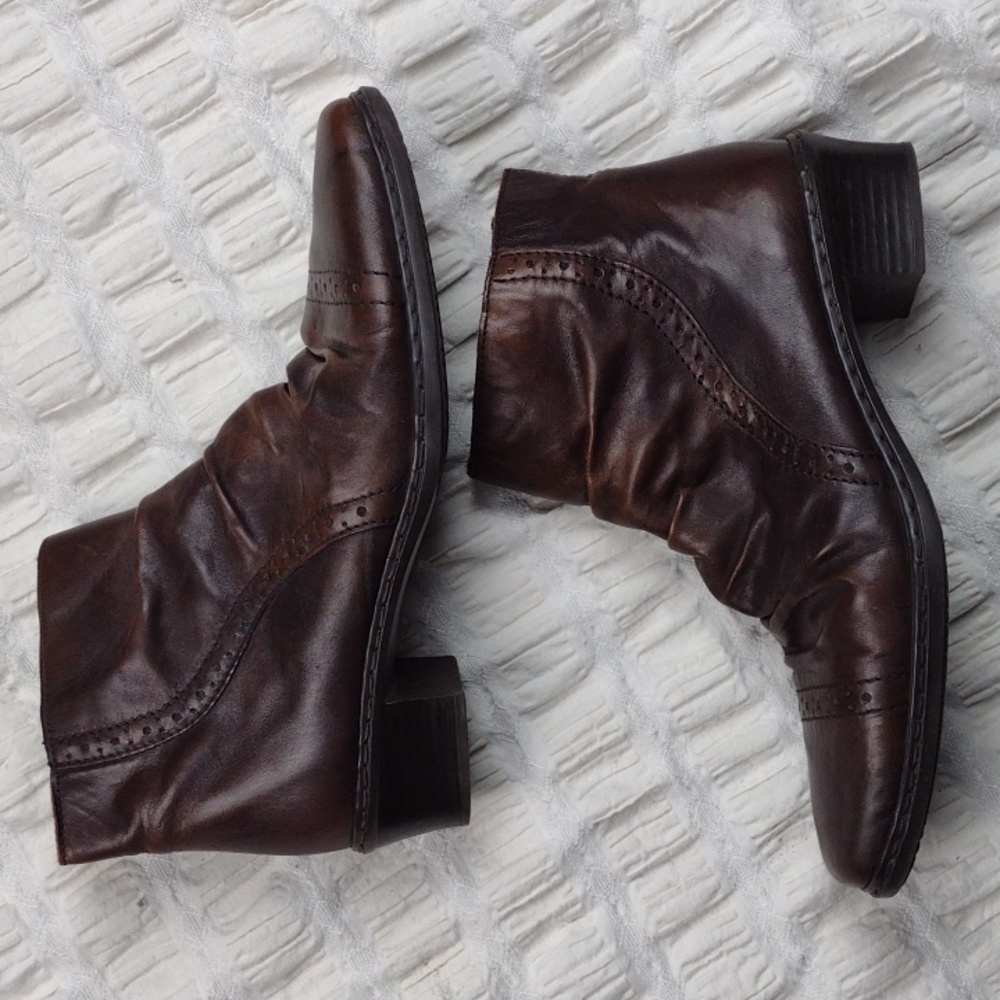 Rieker Cap Toe Ankle Boot Side Zip